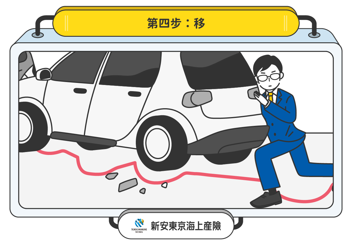 駕駛與乘客推車的示意圖